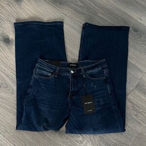 Women's Deep Blue Flare Jeans